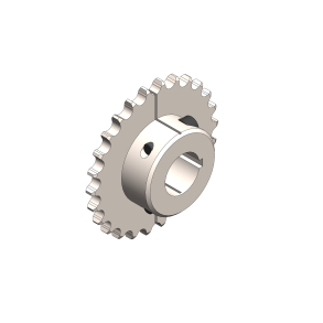 Bagkdehjul med nav 30 mm.