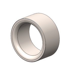 Afstandring f/ kde- og remhjul, 15 mm.